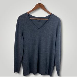Lord & Taylor Extra Fine Merino Wool Long Sleeve